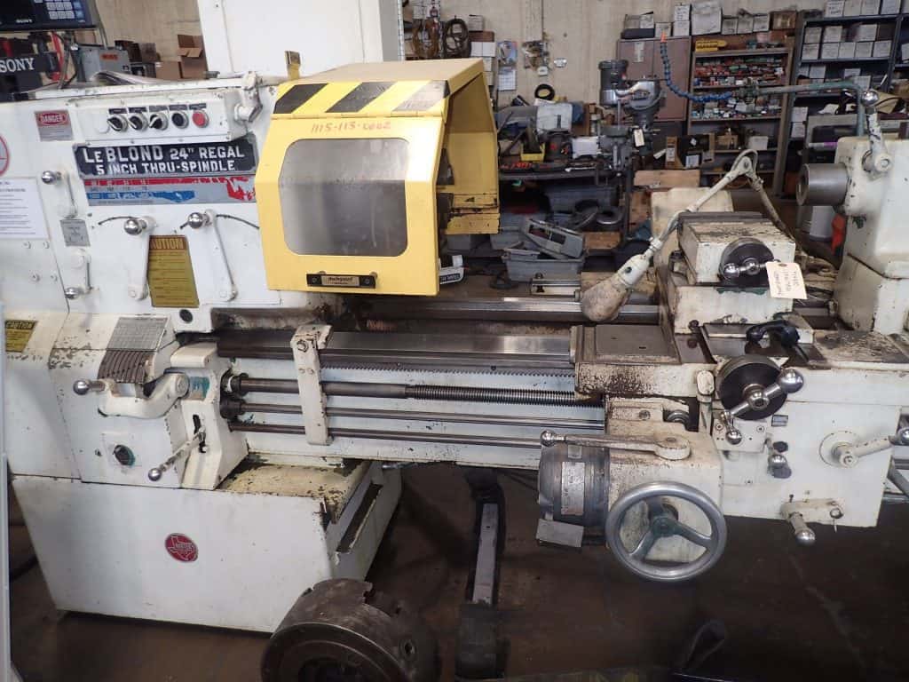 machine on warehouse floor