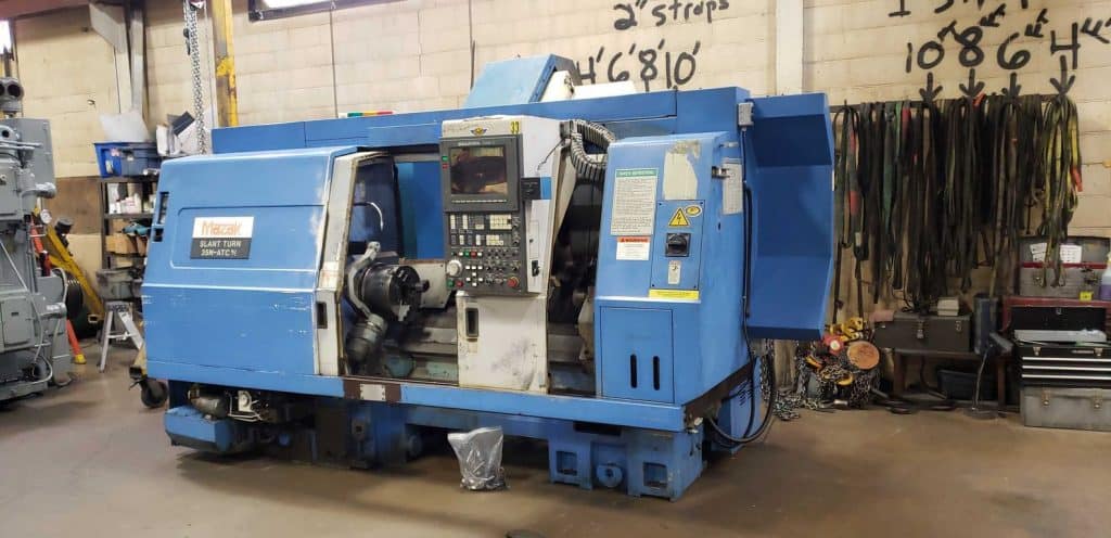 machine on warehouse floor
