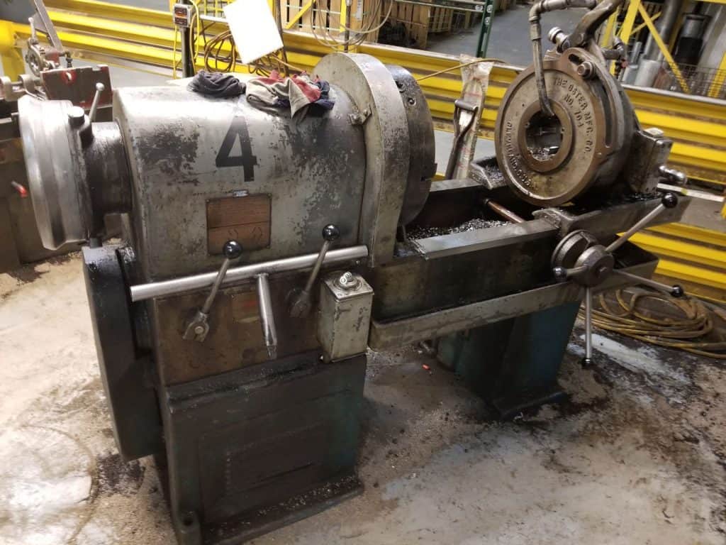 machine on warehouse floor